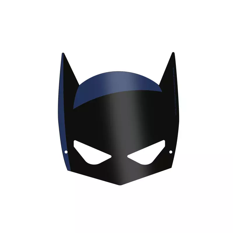 Máscaras de papel de Batman x8