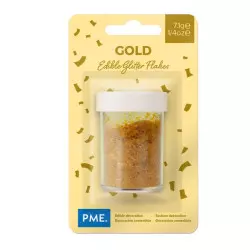 Copos de paja comestibles dorados PME 7g
