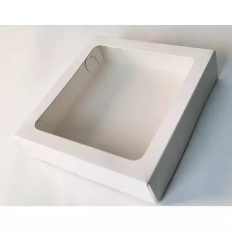 White Square Cookie Boxes 15cm - x5
