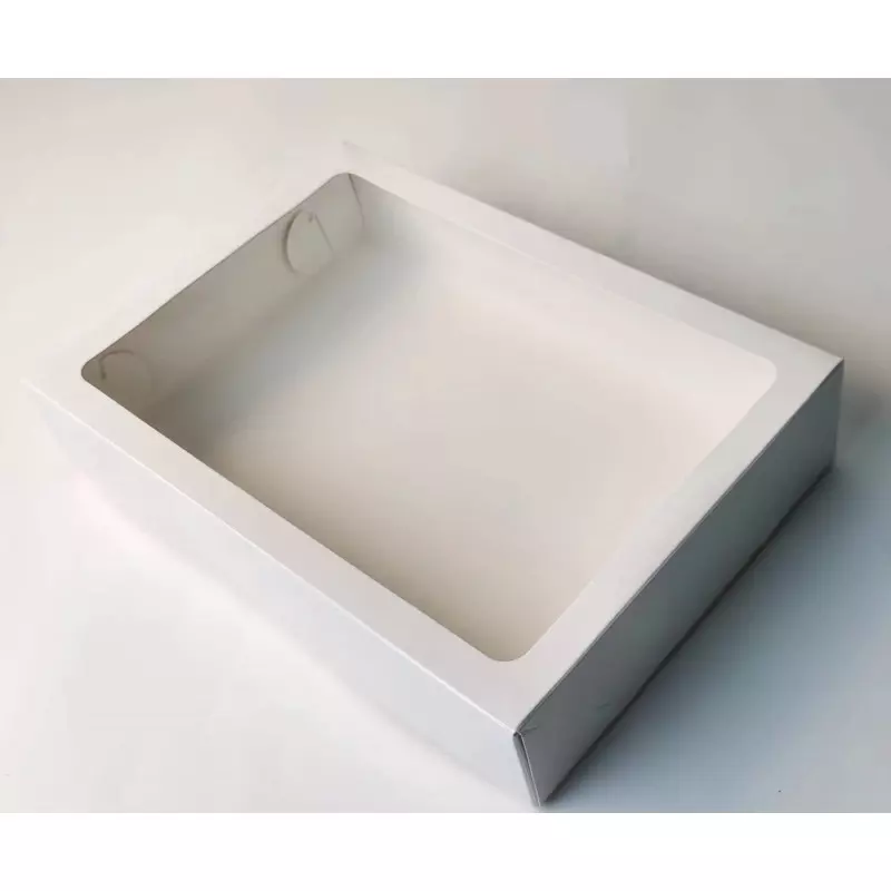 White Rectangular Cookie Boxes 18x25cm -x5