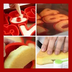 Giant Number Silicone Cake Mould
