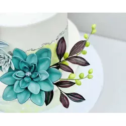 Molde de silicona para flores suculentas y capullos