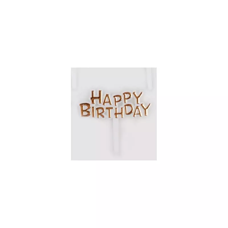 Cupcake toppers Happy Birthday or x10