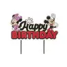 Cake topper Mickey et Minnie anniversaire
