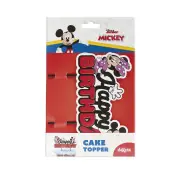 Topper Mickey Et Minnie Pour Gâteau – Figurines PVC, 2 Clôtures Et Arbres étoilés, Contact Alimentaire