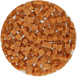 Mini caramel cubes Funcakes...