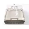 Boite Brunch Box transparente carrée avec Ruban 20cm