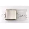 Square transparent Brunch Box with Ribbon 20cm
