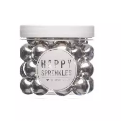 XXL Happy Sprinkles bolas de chocolate plateado 130g