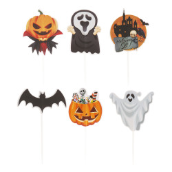 Halloween cake toppers x30