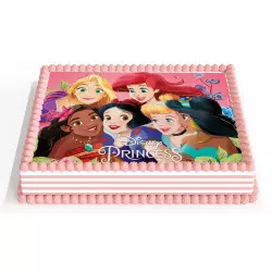 Hoja comestible Princesas Disney 14,8 x 21 cm