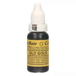 Colorant alimentaire liquide vieux or Sugarflair 14 ml