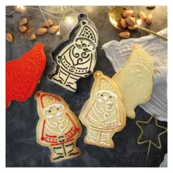 Santa Claus cookie cutter and embosser