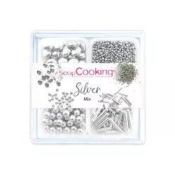 Scrapcooking silver sprinkles mix