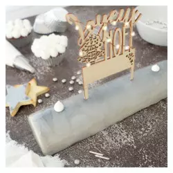 Cake topper LED Joyeux Noël