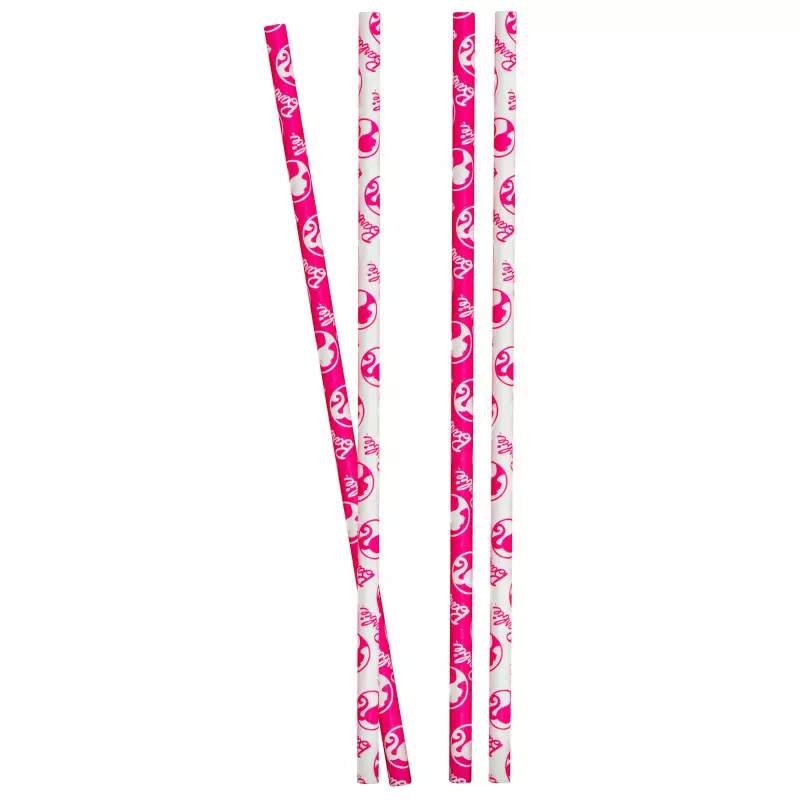 Barbie paper straws x80