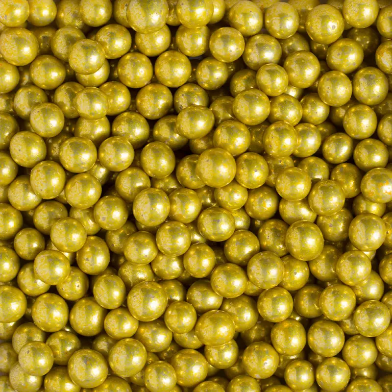 Large gold beads 100g