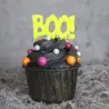 Pastel topper Halloween Boo para cupcakes x6