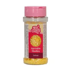 Sprinkles medley jaune Funcakes 70g