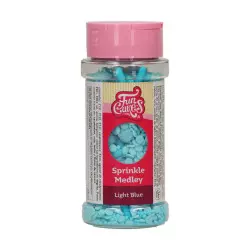 Sprinkles medley azul claro Funcakes 70g