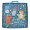 Baby cookie cutters , teddy bear , bodysuit and baby bottle