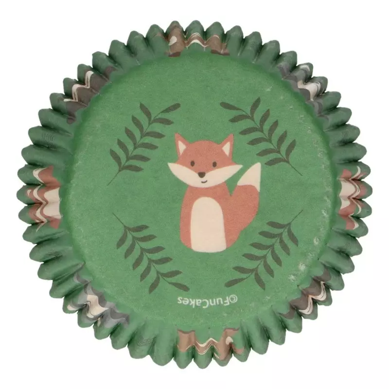 Forest animals cupcake cases x48