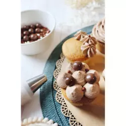 Perlas de chocolate con leche dorado 50 g