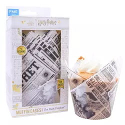 Harry Potter newspaper tulip muffin cases x24