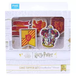 Toppers Cupcakes drapeaux école Gryffondor Harry Potter x15