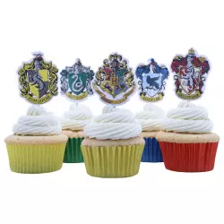 Harry potter equipo cake toppers x25