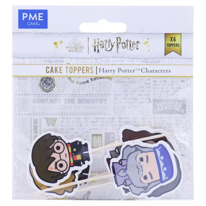Toppers gâteau personnages Harry Potter x6