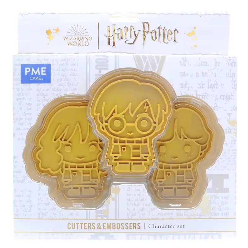Emporte-pièces et embosseurs Harry Potter personnages x3