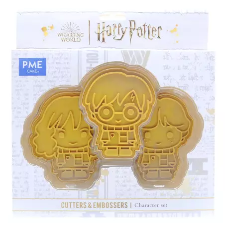 Harry Potter character cookie cutters and embossers x3