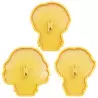 Harry Potter character cookie cutters and embossers x3