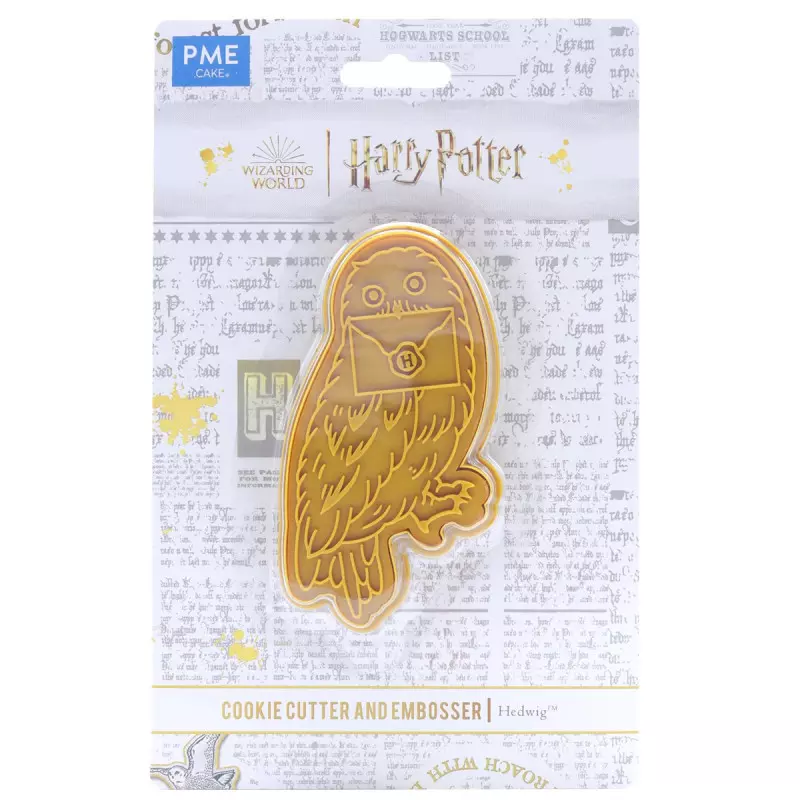 Harry Potter Hedwig owl cookie cutter and embosser