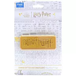 Cortapastas y repujador con el logotipo de Harry Potter