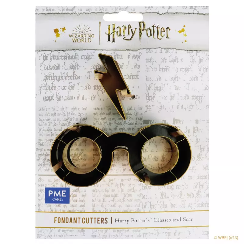 Harry Potter glasses and scar cookie cutters