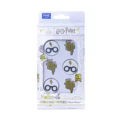 Décorations comestibles Harry Potter logo lunette cicatrice