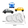 Molde de silicona para coches y furgonetas
