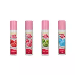 Spray pailleté or rose 7 g - Planète Gateau