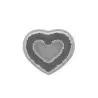 Moule à gâteau en silicone cœur Heartbeat Silikomart 25cm