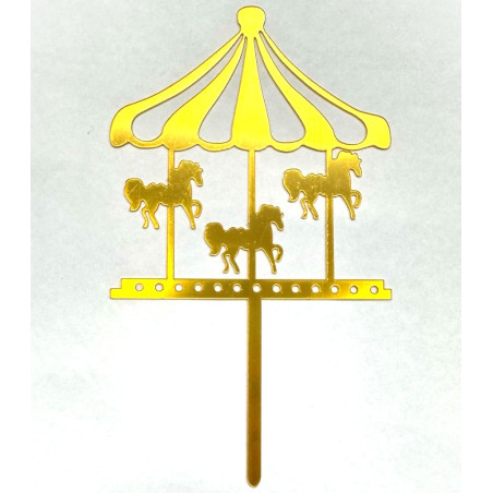 Topper gold carousel