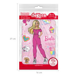 Barbie edible decorations x10