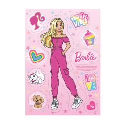 Décorations comestibles Barbie x10