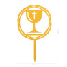 Topper communion chalice and cross 16.5 cm