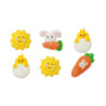 Easter sugar decorations x6
