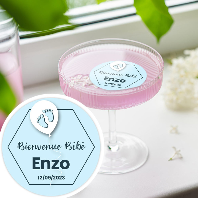 copy of Personalized edible drink discs Bride to be x15