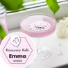 Personalized edible disks welcome drink baby girl x15