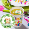 Personalized edible discs jungle drinks x15