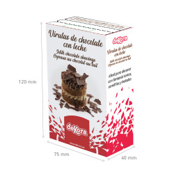 Copeaux de chocolat au lait 50 g DLUO dépassée